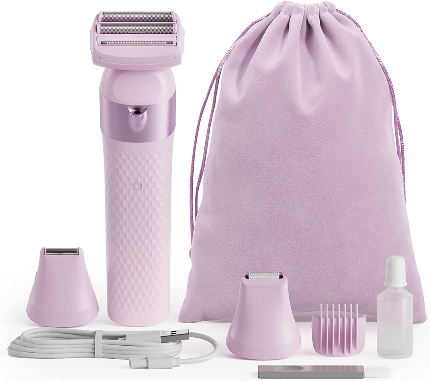 3in1 Electric Razor,DualFoil Electric Shaver,Rechargeable Bikini Trimmer,Body Hair Removal