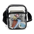 thumbnail image 4 of Clear Bag for Stadium Sling Crossbody Bag Front Zipper Pocket Adjustable Strap Handle Transparent Purse for Festivals Stadium Games Concerts Events Travel and Daily Hands Free Use, 4 of 4