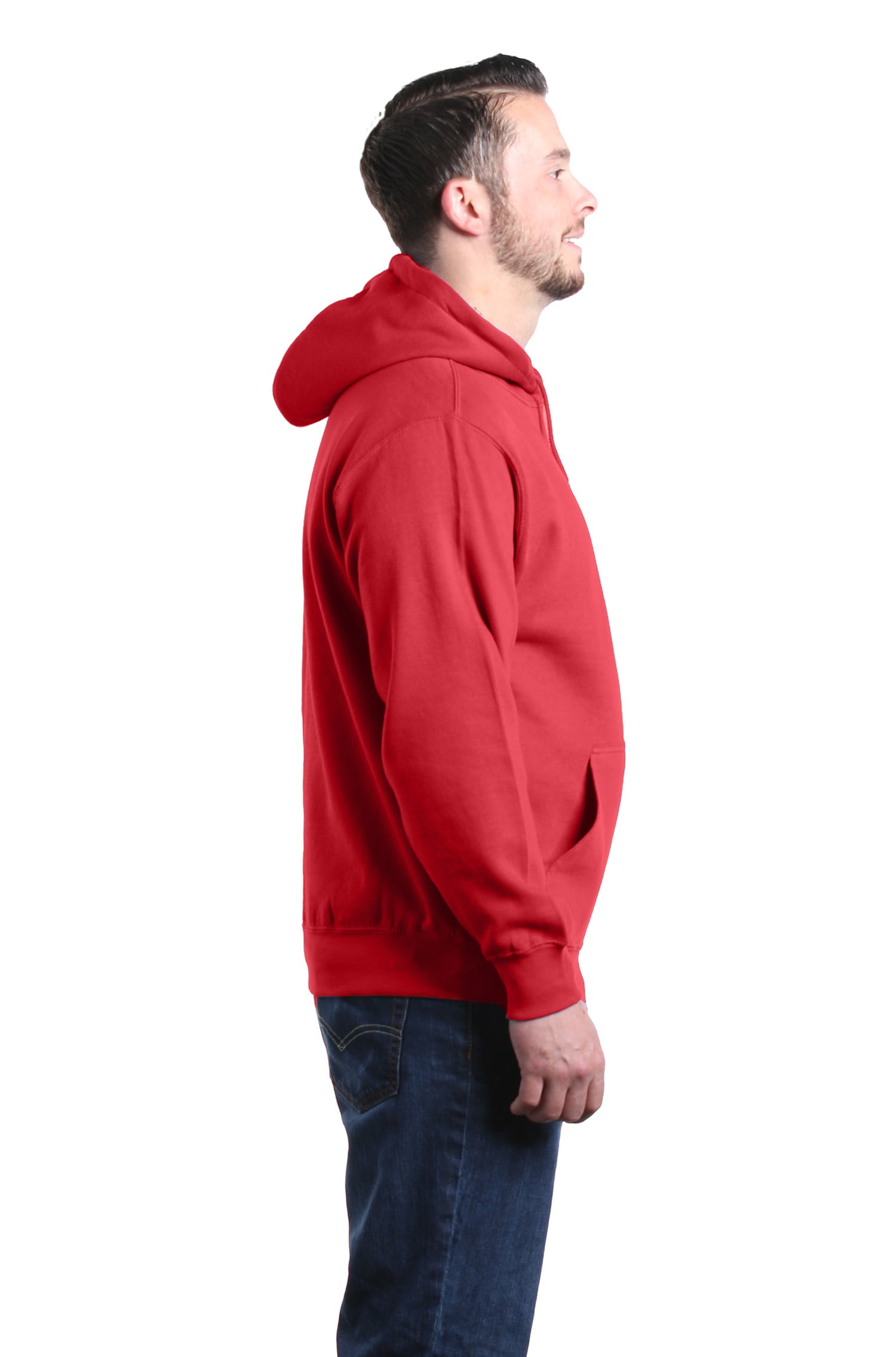 Shop4Ever Men's Basketball Player Dunk Silhouette Word Cloud Hooded Sweatshirt Hoodie XX-Large Red