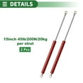 thumbnail image 7 of Unique Bargains 2 Pcs 45lb/200N/20kg 15inch/380mm Lift Supports Struts Red for Car Truck RV, 7 of 7