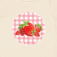 thumbnail image 4 of Inktastic Strawberries on Checkered Background Boys or Girls Baby T-Shirt, 4 of 5