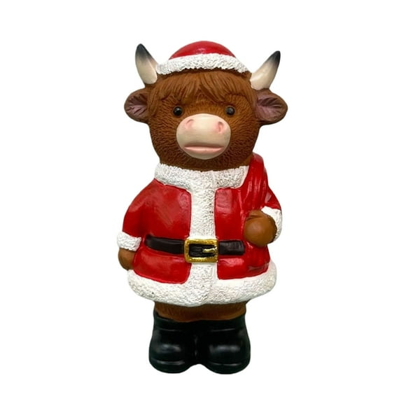 TIELUTT Figurines/Statues with & Santa Designs Fit Home Ideal for Special Christmas Ornament Christmas Ornament Set Shatterproof Large Christmas Ornament Hippopotamus Ornament Big Christmas Ornament
