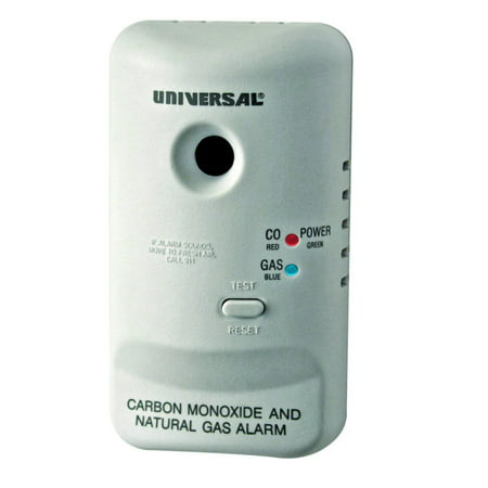 USI - (2 Pack) MCN400B Plug-In 2-in-1 Carbon Monoxide and Natural Gas Smart Alarm with Battery