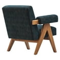 thumbnail image 4 of Modway Lyra Upholstered Modern Heathered Fabric Armchair in Azure, 4 of 9