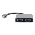 thumbnail image 3 of C2G Répartiteur Mini DisplayPort vers HDMI 4K pour Moniteur - Concentrateur Double pour Moniteur - Répartiteur Vidéo/Vidéo Audio - 2 x HDMI - Bureau, 3 of 6