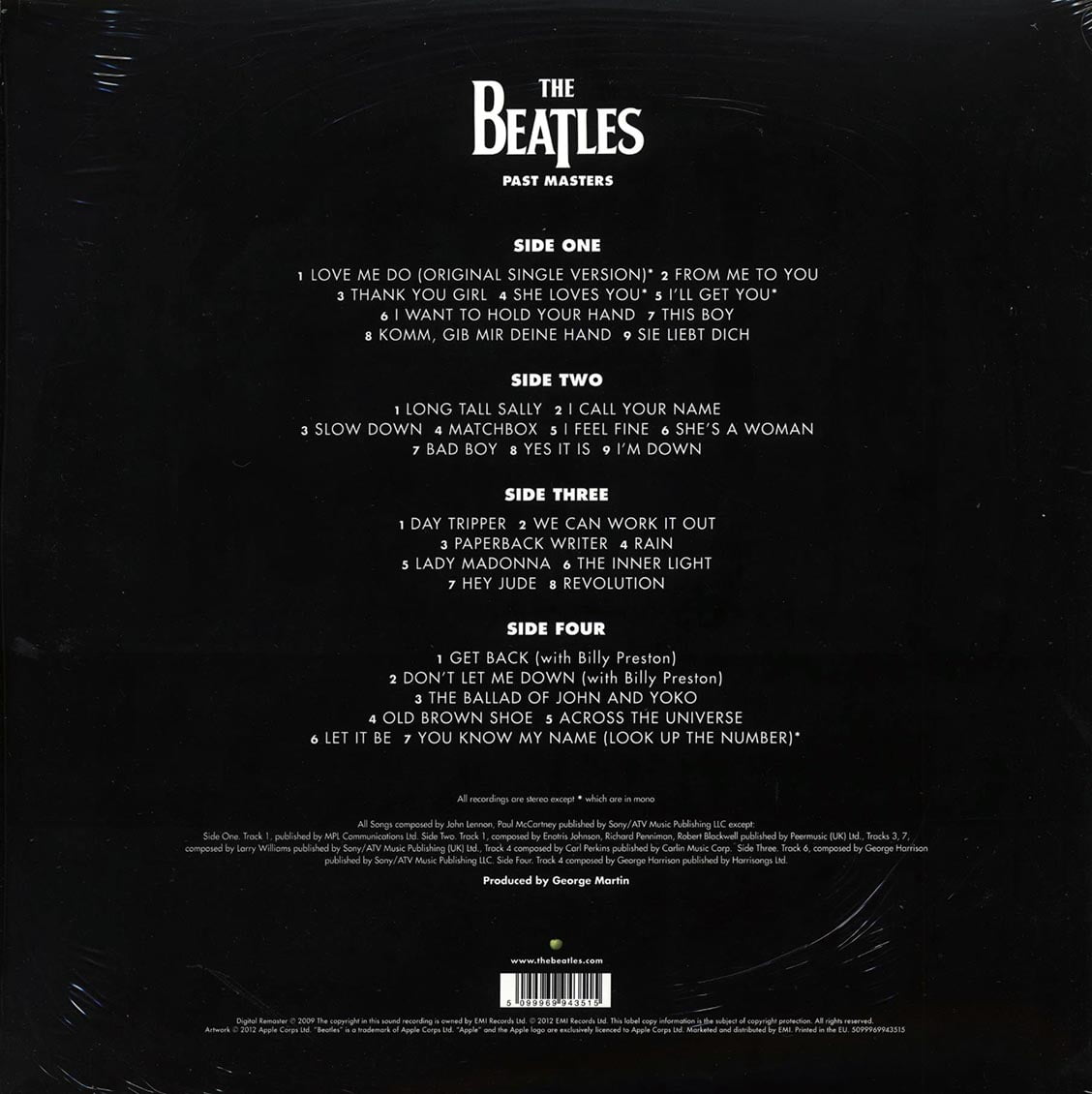 洋楽 THE BEATLES PAST MASTERS & LET IT BE 洋楽 THE BEATLES PAST MASTERS & LET IT BE The Beatles – Past