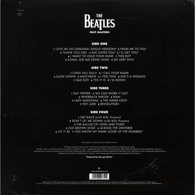 洋楽 THE BEATLES PAST MASTERS & LET IT BE 洋楽 THE BEATLES PAST MASTERS & LET IT BE Let It Be