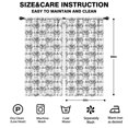 thumbnail image 2 of Blackout Kids Curtains,White Highland Cow Bathtub Flower Pattern Childrens Insulated Curtains Set Of 2,Bedroom Essentials,Toddler Room Decor 42"x84", 2 of 5