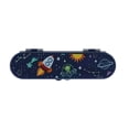 thumbnail image 4 of Nuby Plastic Toddler Fork & Spoon with Travel Case, Galaxy, 4 of 9
