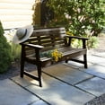 thumbnail image 4 of Highwood 4pc Weatherly Conversation Set - 4ft Bench, Two Garden Chairs and Conversation Table, Outdoor, Eco-friendly, Synthetic Wood, 4 of 8