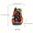 thumbnail image 4 of 1pc Resin Waterfall Incense Burner Halloween Pumpkin Backflow Incense Burner Home Decor Home Aromatherapy Boy Gifts (Without Incense ), 4 of 8