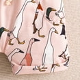 thumbnail image 6 of Toddler Baby Boy Summer Outfit Farm Duck Goose Print Short Sleeve T-Shirt and Shorts Set 2Pcs Country Clothes, 6 of 7