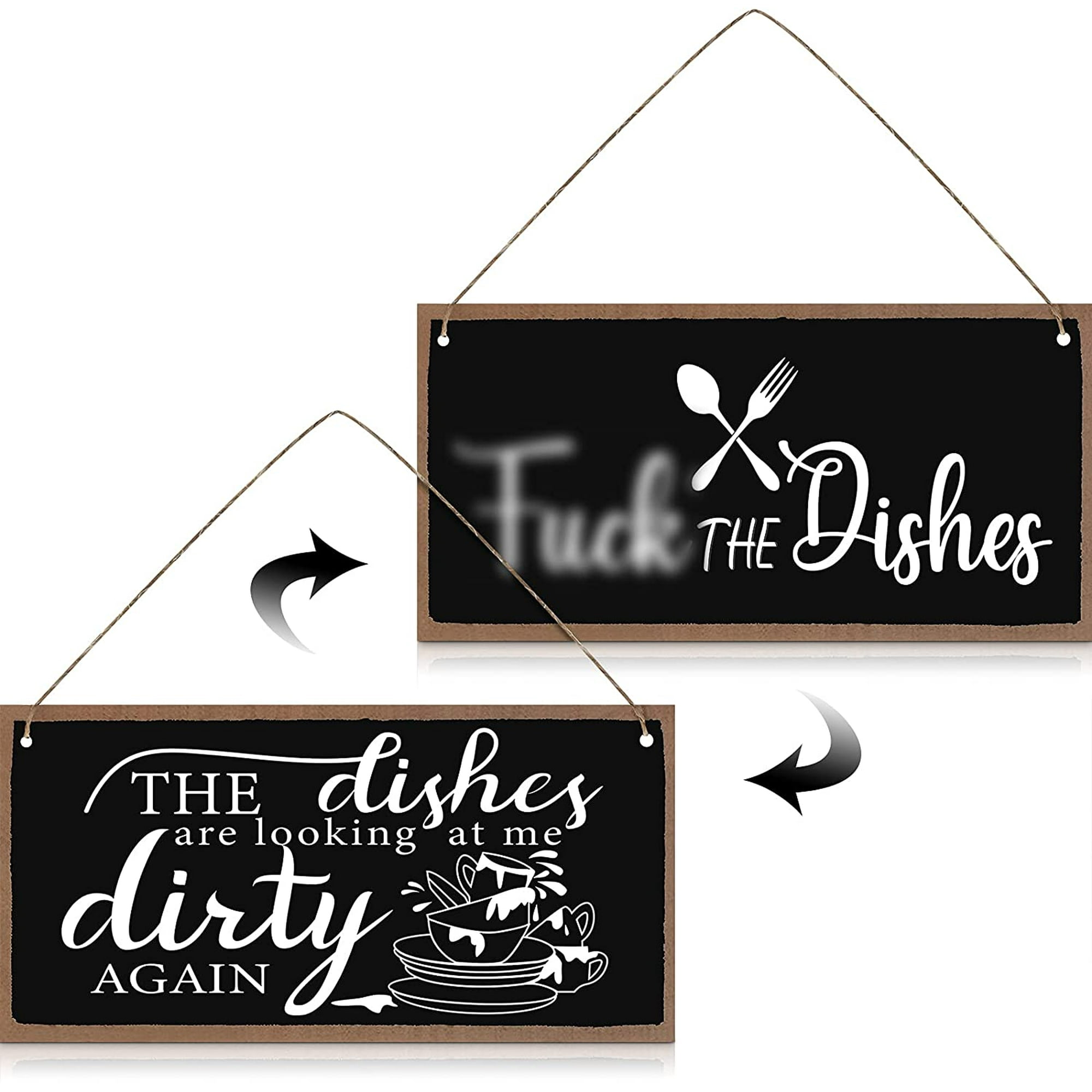 Fengyuee0 The Dishes Hanging Wall Sign Funny Kitchen Wall Signs 10 x 5 Inch Wood Decor Kitchen Saying Wooden Wall Decoration for Kitchen Home Wall Art Decoration | Walmart Canada Fengyuee0 The Dishes Hanging Wall Sign Funny Kitchen Wall Signs 10 x 5 Inch Wood Decor Kitchen Saying Wooden Wall Decoration for Kitchen Home Wall Art Decoration | Walmart Canada