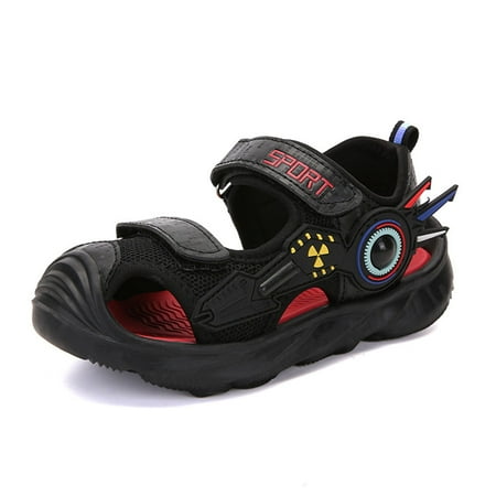 

Lopsie Boys Sport Sandals Closed Toe Water Hiking Beach Outdoor Shoes