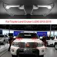 thumbnail image 1 of For Toyota Land Cruiser Lc200 2012~2015 Car Front Headlight Cover Lens Shade Transparent Glass Headlamp Shell Lampshdade Lens, 1 of 1