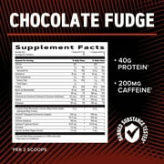 GNC AMP Wheybolic Ripped Clinically Proven Protein Powder & Thermogenic Protein Supplement, Chocolate Fudge, Increases Muscle Strength & Size, Calorie Burn, Energy & Endurance, Caffeine, 40g Protein,