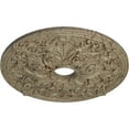 thumbnail image 3 of Ekena Millwork 23 5/8"OD x 3 7/8"ID x 2 1/8"P Jamie Ceiling Medallion (Fits Canopies up to 3 7/8"), Hand-Painted Gobi Desert Crackle, 3 of 6