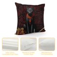 thumbnail image 4 of BCIIG Graphic Decorative Short Plush Pillow Cover for Home Couch Living Room Bed Sofa - Aesthetic Decor for Men Women Boys Girls - 1PC Pack 18x18in, 4 of 5