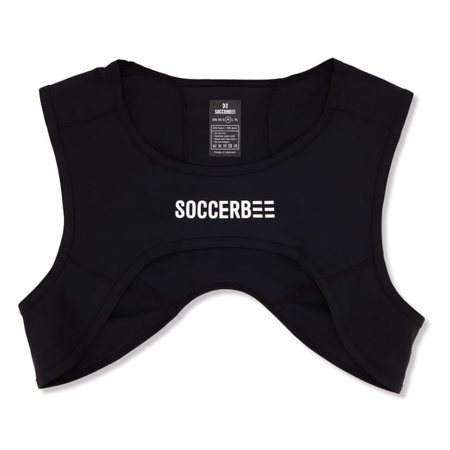 Chaleco SOCCERBEE X-Vest talla extra pequeña con bolsillo para rastreador GPS