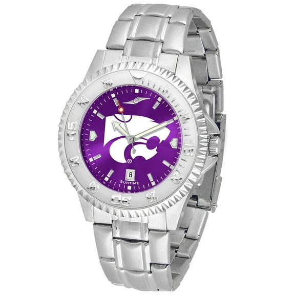 Purple Kansas State Wildcats Competitor Steel AnoChrome Watch