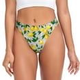 thumbnail image 1 of Fotbe Lemon1 Tanga Sin Costuras para Mujer con Estampado – Panties Invisibles, Transpirables y Cómodos para Uso Diario-3X-Large, 1 of 6