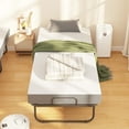 thumbnail image 2 of ANPOO Folding Bed with 5" Foam Mattress, 75" x 31" Portable Foldable Bed with Metal Frame & Lockable Wheels & Dust Cover, 2 of 8