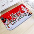 thumbnail image 2 of Christmas Mats and Rugs Flannel Fabric Non Slip Rubber Backing Absorbent Bath Rug Home Kitchen Floor Mat, 2 of 4