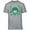 Athletic Heather Green, variant on Teelocity Bob Ross Happy Trees Cartoon Graphic T-Shirt (Large - Standard Fit, White)