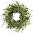 thumbnail image 4 of Artificial Yellow Daisy Wreath with Green Eucalyptus Leaves and Lavender Spring Summer Wreath for Front Door Wall Decor, 4 of 8