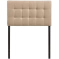 thumbnail image 6 of Pemberly Row Twin Upholstered Polyester Fabric Headboard in Beige, 6 of 6