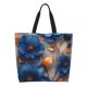 thumbnail image 1 of Fotbe Elegant Blue Gold Blooms Bolsa Tote Estética de Lona con Estampado para Mujer - Bolsa Reutilizable de Hombro Casual para Vacaciones, Compras, Trabajo y Gimnasio, 1 of 8