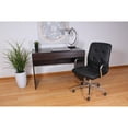 thumbnail image 2 of Boss Office Chair in Black with Chrome Arms, 2 of 5