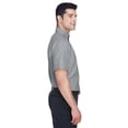 thumbnail image 3 of Harriton M600S Men's Oxford Short Sleeve with Stain-Release-Oxford Grey-2XL, 3 of 3