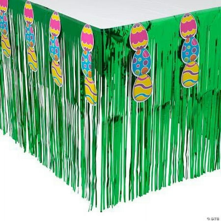 

Easter Egg Table Skirt Easter Party Supplies 1 Piece
