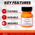 thumbnail image 2 of Pintura acrílica para cuero Angelus 30 ml color mandarina, 2 of 9