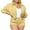 Yellow, variant on Busydd Lounge Sets for Women Trendy Solid Color Striped Two Piece Sets for Women Casual Workout Long Sleeve Zip Up Jacket and Shorts Womens Sets