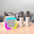 thumbnail image 4 of fastboy Bluetooth Speaker With Microphone Experience With Wireless Wireless Speakers Gift Options White+2 Microphone, 4 of 6