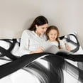 thumbnail image 5 of Castle Fairy Vintage Oil Painting Twin Comforter Sets,Abstract Mid Century Bedding Set, 5 of 8