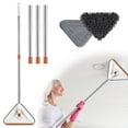 thumbnail image 2 of Binwennn Balai de Douche Nettoyeur Mural Balai avec Long Manche 2025 Mise à Niveau 360° Rotatif Réglable Balai de Nettoyage Triangle Outil de Nettoyage Extensible pour Sols Murs Plafonds et Plinthes, 2 of 3