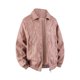 thumbnail image 2 of Ceisia Men's fashion casual solid color faux leather lapel zipper Gift coat pocket long sleeve outerwear, 2 of 7