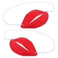 thumbnail image 3 of KAKOWELY Accessoires de cosplay Lèvres Amusants 2 Pcs Accessoires de Cabine Photo Lèvres Amusants pour cosplay Fête Bouche de Saucisse Décor pour Halloween Mascarade Fournitures de Fête Accessoires Photo Lèvres Rouges pour Décorations de Fête, 3 of 5