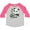 Heather and Hot Pink, variant on Inktastic My Daddy Loves Me- Cute Panda Boys or Girls Toddler T-Shirt