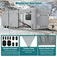 thumbnail image 6 of Garvee Class C RV Cover – Waterproof, UV Protection, Windproof Motorhome Cover for 24' to 27' RVs, Includes Tire Covers, Gutter Covers, Extra Straps & Reflective Panels, 6 of 7