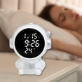 thumbnail image 6 of Alarm Clocks for Bedrooms, InsCrazy Cub Electronic Alarm Clock Featuring Adjustable and Real- Indoor Temperature Monitoring for Added Convenience and Birthday Gifts, 6 of 8