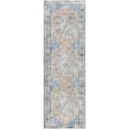 thumbnail image 2 of Mark&Day Washable Rugs, 3x8 Westwood Traditional Blue Runner Area Rug, Blue Orange Cream Carpet for Hallway, Kitchen, Bedroom or Living Room (2'7" x 7'10" Runner, Machine Washable), 2 of 7
