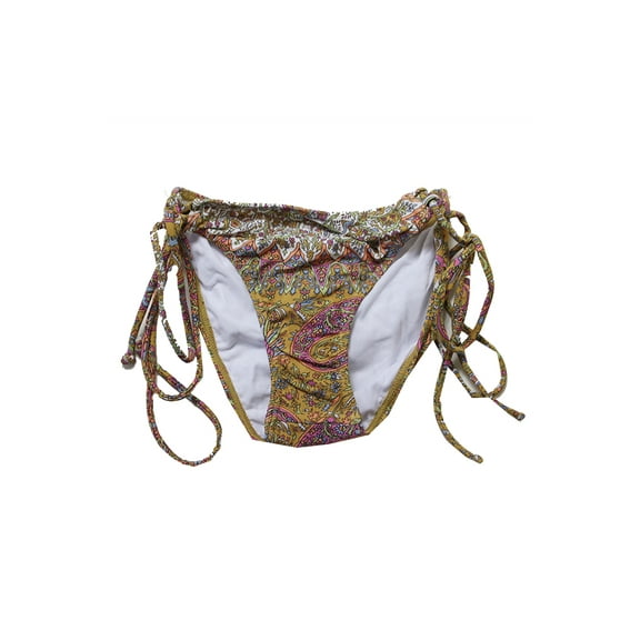O'Neill Brown Multi Cozmo Tie Side Bikini Bottom S