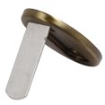 thumbnail image 4 of Fijador magnético en forma de cúpula de metal para puerta de oficina en casa, tono de latón, 4 of 5