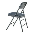 thumbnail image 4 of (Pack of 4) NPS® 2300 Series Fabric Upholstered Triple Brace Double Hinge Premium Folding Chair, Imperial Blue, 4 of 8