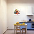 thumbnail image 3 of ZHONGYUTONG Tropical Fruit Wall Art Colorful Fruit Canvas Prints Kitchen Pictures Painting for Dining Room Decor Framed (24.00" x 24.00"), 3 of 5