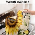 thumbnail image 5 of Beige Music Sunflower Guitar Pattern Bathroom Rugs Mat,Non Slip Microfiber Bathroom Rug,Rubber Backing,Soft Bathroom Mats for Bathroom Floor,Tub and Shower,17x27in(43x68cm), 5 of 5